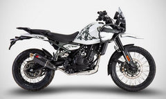 Zard Stainless Slip-On Racing With Black Alu Sleeve | ZRE007S10ASR