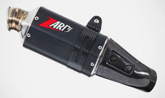 Zard Stainless Slip-On Racing With Black Alu Sleeve | ZRE012S10ASR