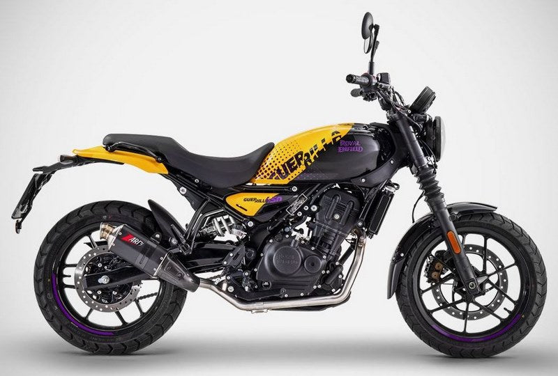 Zard Stainless Slip-On Racing With Black Alu Sleeve | ZRE012S10ASR