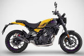 Zard Stainless Slip-On Racing With Black Alu Sleeve | ZRE012S10ASR