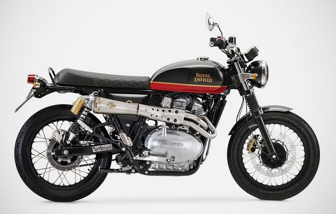 Stainless Steel Racing Full Kit 2>1 With Bronzed End-Cap