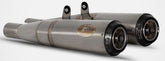 Zard Conical Stainless Homologated E5 Slip-Ons Carbon End Cap | ZTP005S10SCO