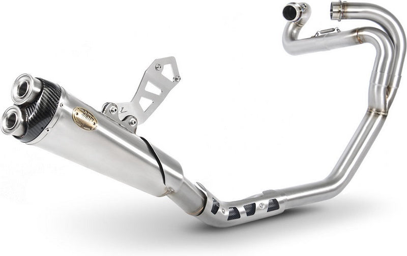 Zard Stainless Homologated E5 Full Kit And Carbon End Cap | ZTP016S00SCO