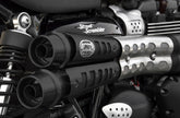 Zard Six Days-Black Stainless Homologated E4/E5 Slip-Ons | ZTP017S10SSO-B