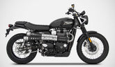 Zard Sixdays – Black Stainless Racing Slip-Ons | ZTP017S10SSR-B