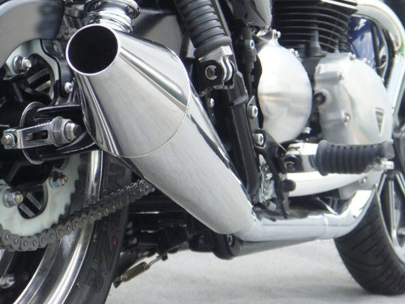 Conical - Polished Stainless Steel Racing Slip-Ons
