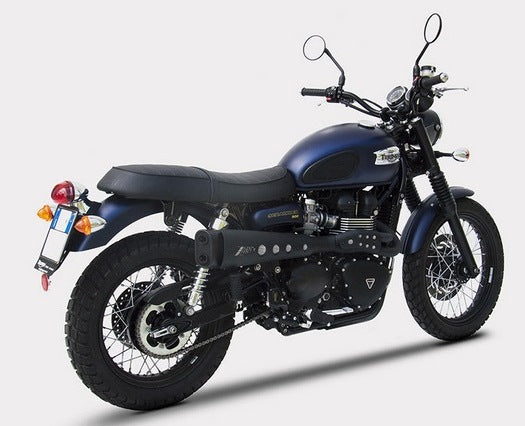 Short High Mounted-Black Stainless Steel Racing Full Kit