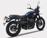 Short High Mounted-Black Stainless Steel Racing Full Kit