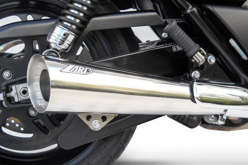 Zard Conical-Polished Stainless Homologated E3 Slip-Ons | ZTP050S10SSO-P