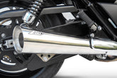 Zard Conical-Polished Stainless Homologated E3 Slip-Ons | ZTP050S10SSO-P