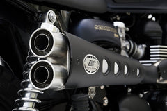 Special. Edition High Mounted-Black Stainless Steel E3 Homologated Full Kit