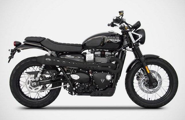 Conical High Mounted-Black Stainless Steel Racing Full Kit