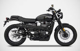 Conical High Mounted-Black Stainless Steel Racing Full Kit