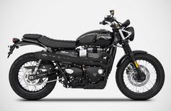 Conical High Mounted-Black Stainless Steel Racing Full Kit