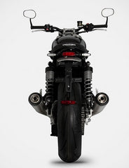 Conical-Stainless Steel Racing Slip-Ons And Carbon End-Caps
