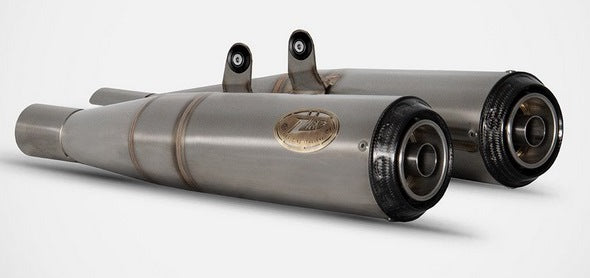 Conical-Stainless Steel Racing Slip-Ons And Carbon End-Caps