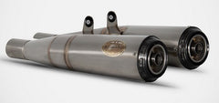 Conical-Stainless Steel Racing Slip-Ons And Carbon End-Caps