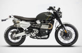 Black Stainless Steel Racing Slip-Ons And Carbon End-Cap