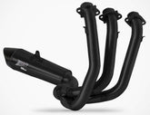Zard Black Stainless Homologated E5 Full Kit And Carbon End Cap | ZTP101S00SCO-B