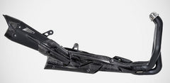 Black Stainless Steel Racing 3>1 Full Kit And Carbon Parts