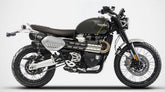 Black Stainless Steel Racing Slip-Ons And Carbon End-Cap