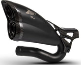 Zard Black Stainless Homologated E5 Slip-On And Carbon End Cap | ZTP502S10SCO-B