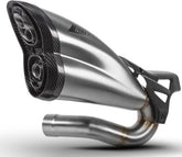 Zard Stainless Homologated E5 Slip-On And Carbon End Cap | ZTP502S10SCO