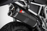 Zard Black Stainless Homologated E5 Slip-On And Carbon End Cap | ZTP513S10SCO-B