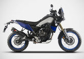 Black Stainless Steel E4 Homologated Slip-On And Carbon End-Cap