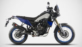Black Stainless Steel Racing Slip-On And Carbon End-Cap