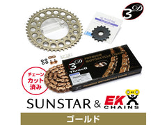 SUNSTAR KE30343 sprocket & chain kit (Gold) | KE30343