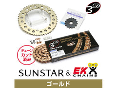 SUNSTAR KE31343 sprocket & chain kit (Gold) | KE31343