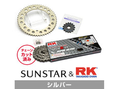 SUNSTAR KR31302 sprocket & chain kit (Silver) | KR31302