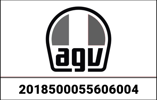 AGV CROWN PAD PISTA GP RR BLACK/RED | 2018500055606004