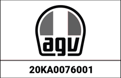 AGV TOP VENT AX-8 DUAL EVO/AX-8 DUAL, BLACK | 20KA0076-001