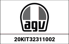 AGV MDS FRONT VENT M13/NEW SPRINTER FLAT BLACK | 20KIT32311002