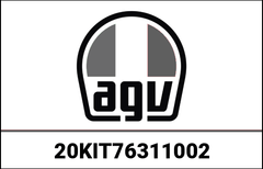 AGV KIT REAR EXTRACTOR (+mesh) AX9/AX-8 EVO/AX-8 DUAL BLACK | 20KIT76311002