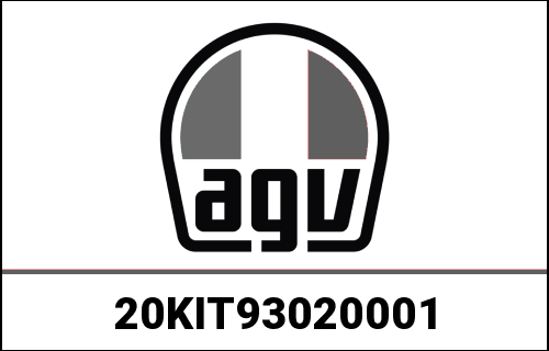 AGV KIT PLASTIC SCREWS PRO SPOILER/SPOILER BIPLANO (3pcs) BLACK | 20KIT93020001