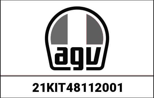 AGV KIT VISOR & SUN VISOR MECHANISM + PAINTED COVERS FLUID, BLACK | 21KIT48112-001
