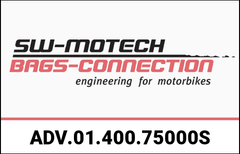 SW Motech Adventure-Set Luggage. Silver. Honda CB500X (13-), NX500 (23-). | ADV.01.400.75000/S