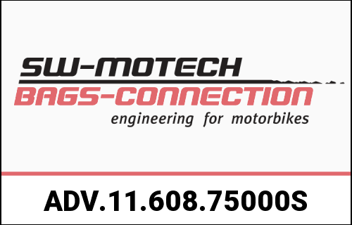 SW MOTECH Adventure set luggage. Silver. Triumph Tiger 900 GT / Rally Pro (23-). | ADV.11.608.75000/S