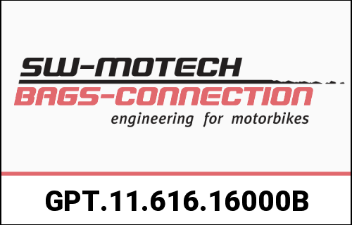 SW MOTECH STREET-RACK. Black. Triumph Speed 400/Scrambler 400X (23-). | GPT.11.616.16000/B