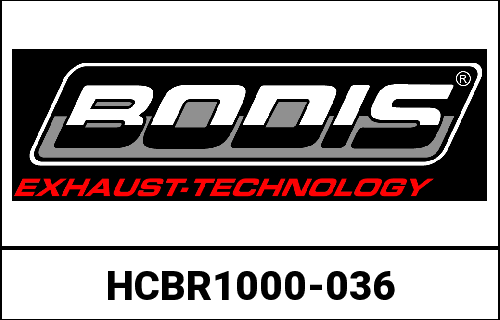 Bodis Replacement-pipe for pre-silencer, Stainless Steel for HONDA FIREBLADE CBR1000RR (2014-2016) | HCBR1000-036
