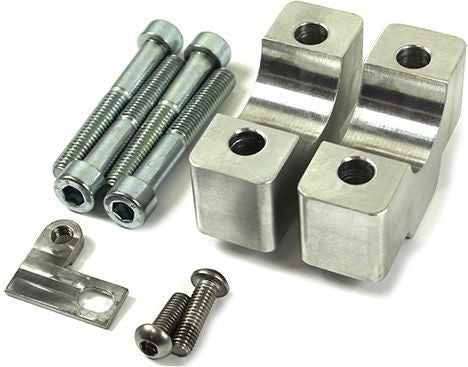 Hornig Handlebar Risers 25mm silver | 30224