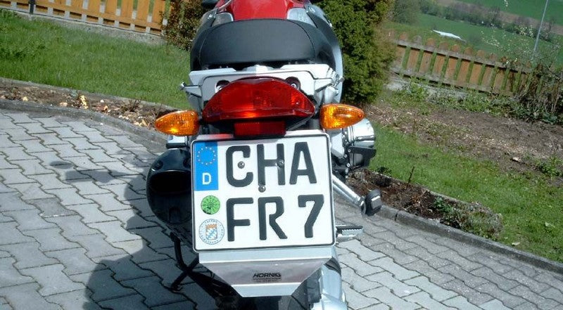 Hornig Number Plate Deflector 175mm wide | 42001