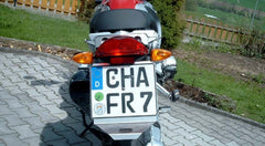Hornig Number Plate Deflector 175mm wide | 42001