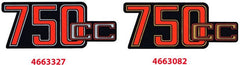 Hornig Sticker 750cc red/black/silver | 4663327