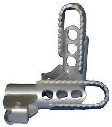 Hornig Footrest lowering set, stainless steel | 4672016