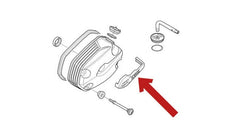 Hornig / ホーニグ ピン Spark plug cover for BMW R1200GS (2004-2009), R1200GS Adventure (2005-2009), HP2 Enduro & Megamoto | 7677526