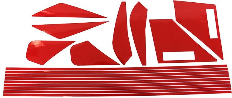 Hornig Decor sticker set red | DekoRTr
